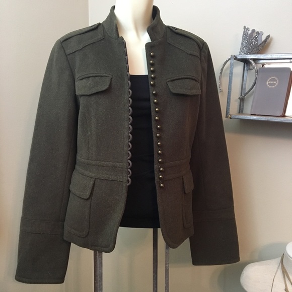 J. Crew Jackets & Blazers - 🤩HP! J. Crew Military Wool Jacket